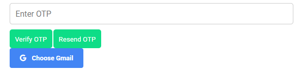 Step 4 - Verify OTP input